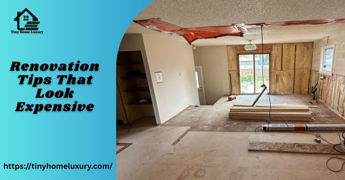 Renovation Tips That Look Expensive